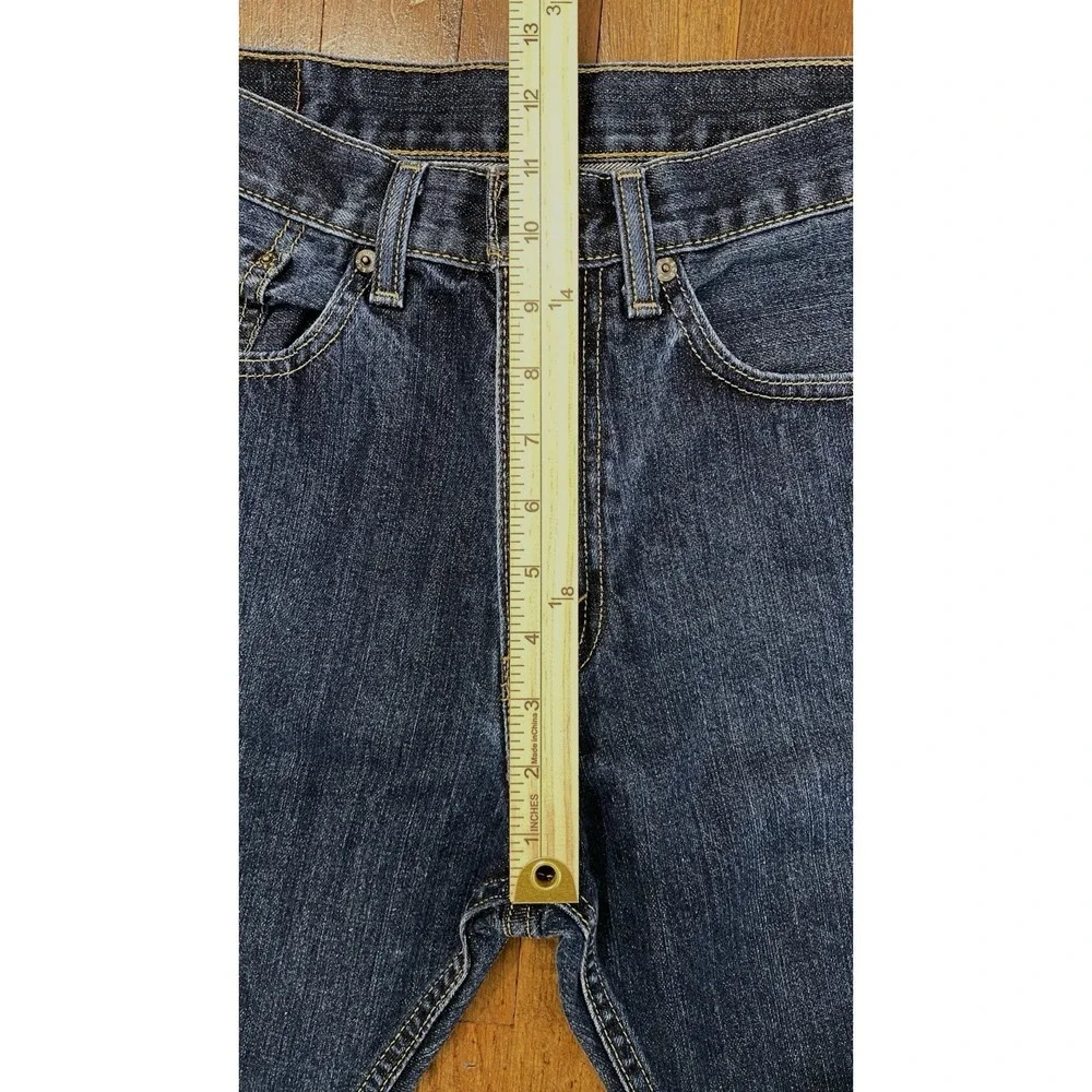 Levi's 505 Men's Regular Fit Denim Jeans 34x32‎ (Fits 34x30) Blue Dark Wash